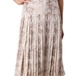 Brochu Walker  Rovena Midi Skirt Drop Waist Pleated Animal Print Size XS Photo 9