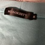 Merokeety Blue Cardigan Sweater Photo 3