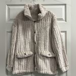 SheIn  Curve Ivory Button Up Jacket - Size XL - NWT Photo 0