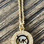 Michael Kors Herutage Fulton Pave Mother of Pearl Necklace NEW Photo 0