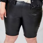 Altar'd State Faux Leather Biker Shorts Photo 1