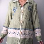 vintage grandma cardigan jacket Green Size M Photo 1