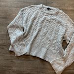 1. State  Gray Cable Knit Sweater Photo 3