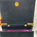 Brian Atwood Gorgeous Vintage Black Leather Evening Clutch Purse Bag ❤️❤️ Photo 5