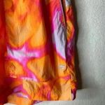 Fabletics  High-Waisted Piped Nylon Short orange/pink size Medium Photo 3