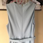 DKNY  Women's Blue Crew-Neck Crepe Pleated-Shoulder Sleeveless Dress Size 10 Photo 11