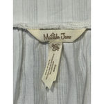 Matilda Jane Women's White Floral Embroidered Short Sleeve cotton blouse XXL Photo 2