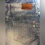 EXPRESS  Womens size 0 Short Stella stretch blue jeans retro vintage Y2K Photo 2