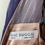 Mac Duggal  Indigo Ombré Sleeveless Tulle Ball Gown Size 10 $398 20221 Photo 8