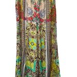 Johnny Was  bohemian wide leg elastic waist multicolored Rachel Pant Size M/L Photo 0