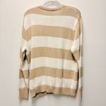 Brandy Melville Brianna Thick Stripe Sweater, Tan & Cream | One Size Photo 5