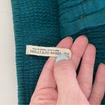 Urban Outfitters Teal Green Linen Blend Strapless Peplum Wide Leg Jumpsuit Small Photo 5