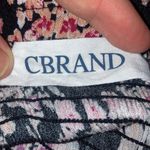 Black & Pink CBrand Floral Mini Tiered Skirt Photo 4