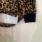 Faded Glory  fuzzy leopard sweatshirt Photo 1