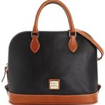 Dooney & Bourke Pebble Leather Zip Top Satchel Photo 0