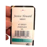 Jessica Howard Size 16 Midi Lined V-Neck Wrap Top Short Sleeve Dress Pink Photo 3