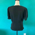 Who What Wear ⭐️  black blouse in size medium Photo 1