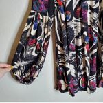 Free People Tunic Mini Dress XS Drift Away Cold Shoulder Balloon Sleeves Boho Photo 9