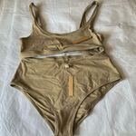 SKIMS  Swim Bikini Set tang bikini top size XL‎ color Desert NWT Photo 0