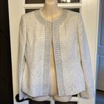 Kasper  Embroidered Beaded Jacquard Jacket Blazer Size 6P Photo 10