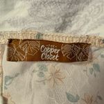 The Copper Closet Large  Floral Bustier Corset Crop Top Photo 1