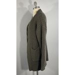 Harper Heritage Olive Green Chunky Knit Open Long Cardigan Sweater Women's Small Photo 3
