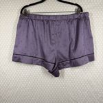 Victoria's Secret  Purple Satin Logo Print Pajama Set Photo 8