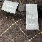 Old Navy Vintage  Y2K Women's Plaid A-Line Skirt Size 14 Brown Wool Blend Lined Photo 4