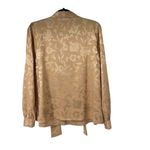 Calvin Klein Gold Bow Tie Career Blouse Photo 1