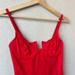 Solid & Striped NEW  Re/Done Veronica Red Underwire One Piece Bodysuit Swimsuit S Photo 2
