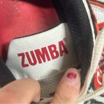 Zumba Air Lo Lace Up Sneaker Shoe Leather Textile Upper White Red Womens Size 11 Photo 4