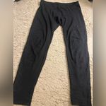 EXPRESS Classic Black Cotton Full Length Leggings with Beading Design - size L Photo 1