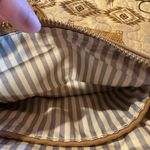 Miztique designer collection cross body tan purse gold accents Photo 8