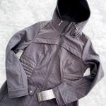 Kensie Thermo Fleece Hooded Soft Shell Jacket Grey Medium NWT $199 Winter Rain Photo 3
