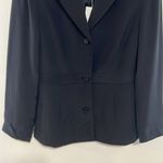 Diane Von Furstenberg DIANE Bon Furstenberg Black Silk Blazer Size Medium NWT Photo 2