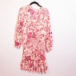 Poupette St Barth Ilona Mini Dress Pink Grasse Floral Flower Print Pattern M Photo 0