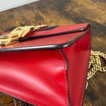 Gucci Sylvie Red Leather Chain Shoulder Bag Mini Photo 15