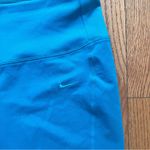 Nike  Teal Blue Dri Fit Cropped High Rise Wide Leg Workout Pants Photo 8