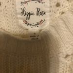 Hippie Rose  Womens Cold Shoulder Pullover Sweater Photo 2
