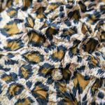 Vintage 90s Leopard Print Bubble Popcorn Shirt Size M Photo 8