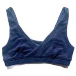 Aerie NWT Offline Recharge Least Support Terry Sports Bra Blue Size Small S NEW Photo 0