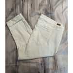 Liverpool Women's Plus 22W White Ankle Cropped Jeans Photo 2