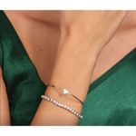 Boutique NWT Silver Bangle Bracelet‎ Set Crystal Star Moon Heart Charm Stackable Jewelry Photo 4
