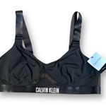 Calvin Klein Black Multi-Way Mesh Bralette Adjustable Straps Large NWT Lounge Photo 5