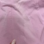 Leggiadro Bubblegum Pink Stretch Ankle Cropped Pants Classic Side Zip Size 12 Photo 10