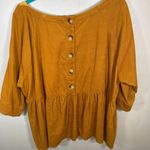 Anthropologie  Maeve Maria Babydoll Corduroy Top Photo 3
