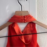 Reformation NWT  Sera Silk Two Piece in Red Coral Sz 8 Photo 7