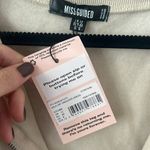 Missguided NWT  Half Zip Long Sleeves Sweater Stone Mini Dress Size 8 Photo 3