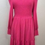BB Dakota by Steve Madden Let's Go Crazy Women's Smocked Long Sleeve Dress Photo 0
