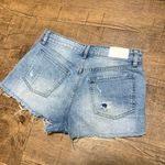 Pistola  stripe detail distressed Jean shorts Photo 1
